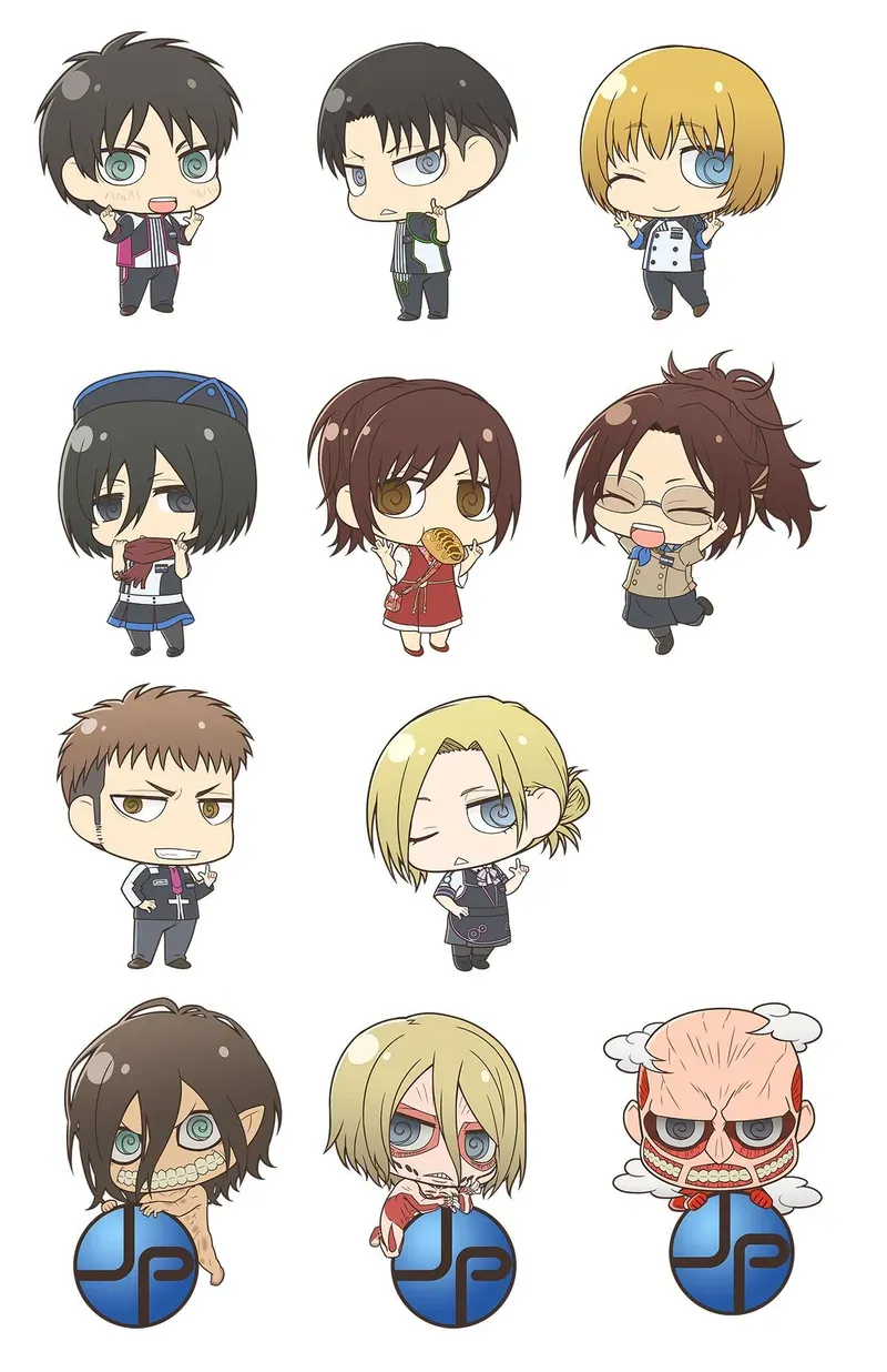 ảnh attack on titan chibi 1