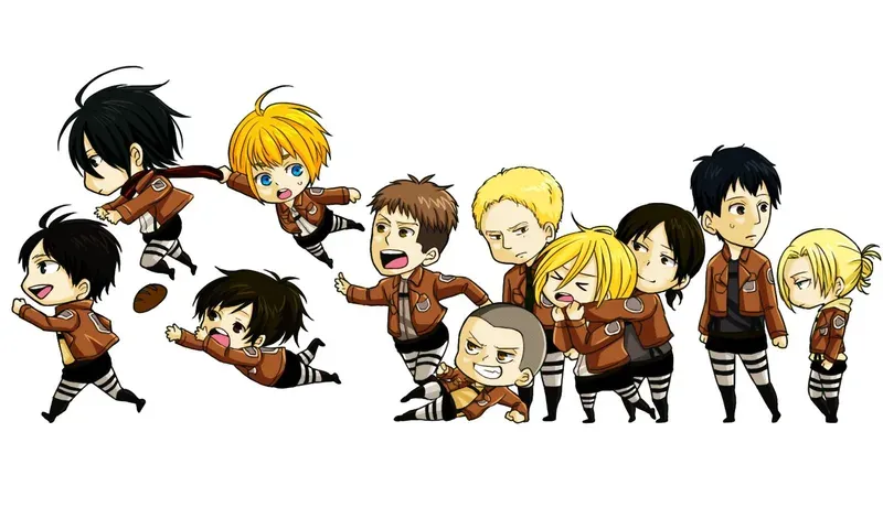 ảnh attack on titan chibi 4