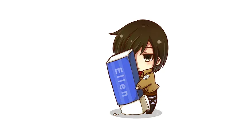 ảnh attack on titan chibi 9