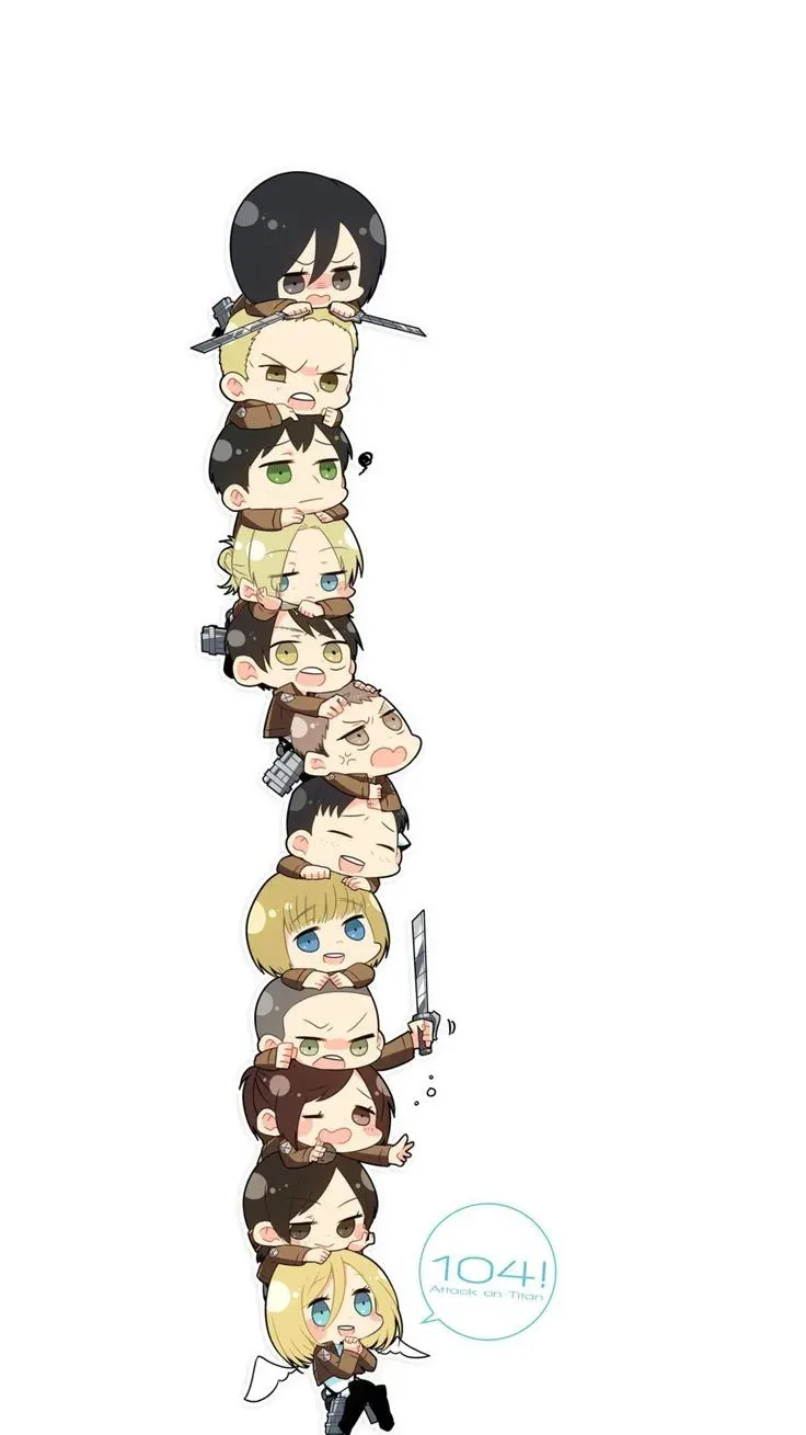 ảnh attack on titan chibi 13