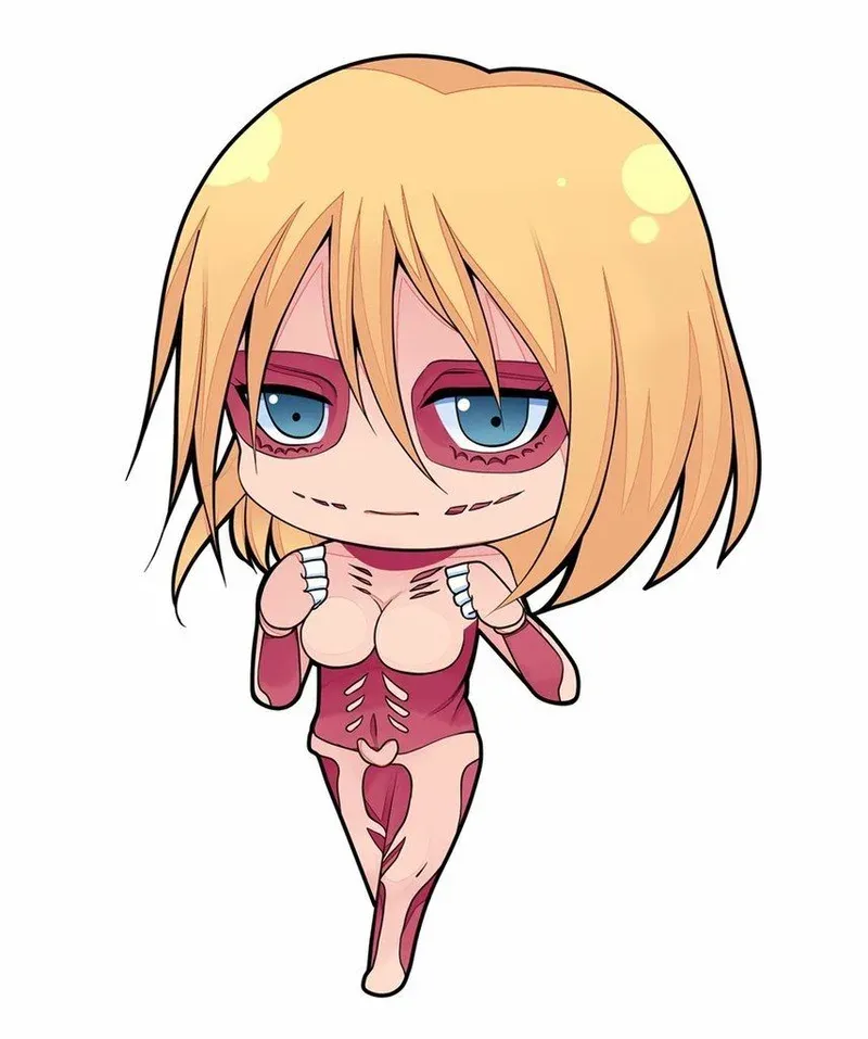 ảnh attack on titan chibi 25