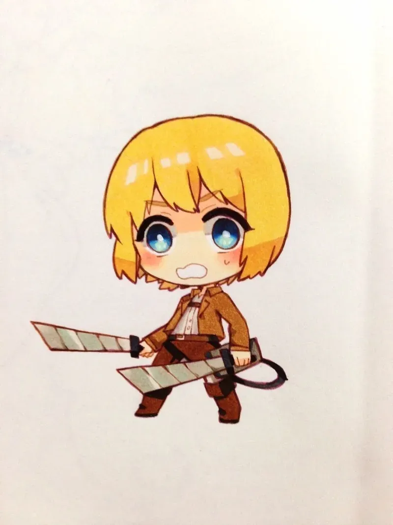 ảnh attack on titan chibi 28