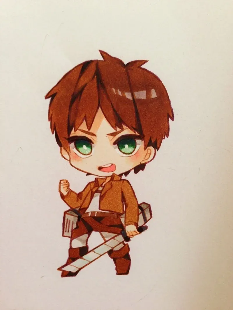 ảnh attack on titan chibi 29