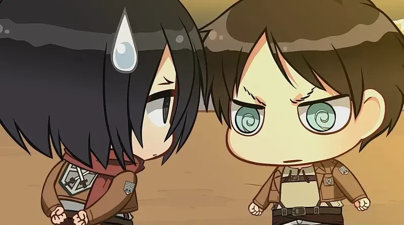 ảnh attack on titan chibi 32