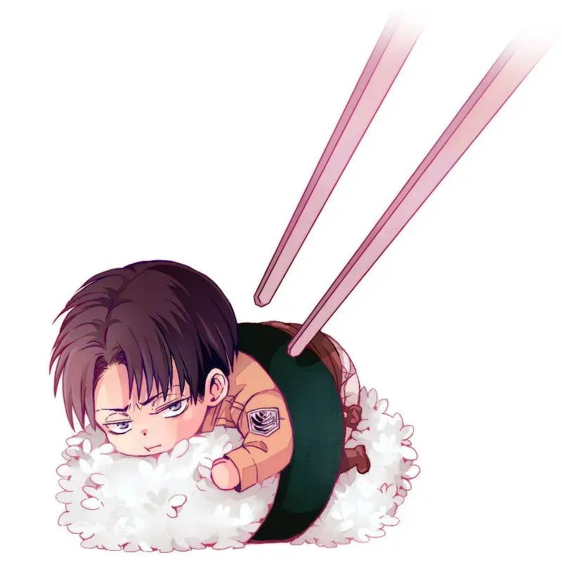 ảnh attack on titan chibi 35