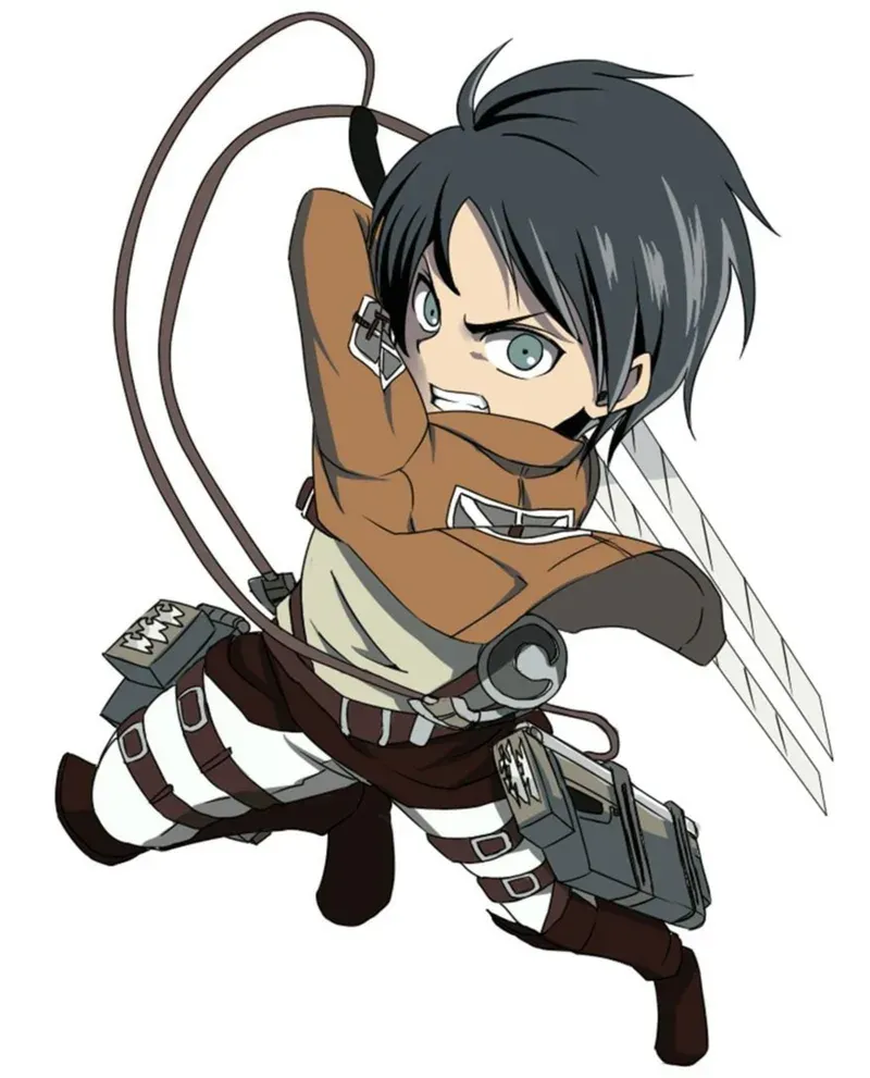 ảnh attack on titan chibi 37