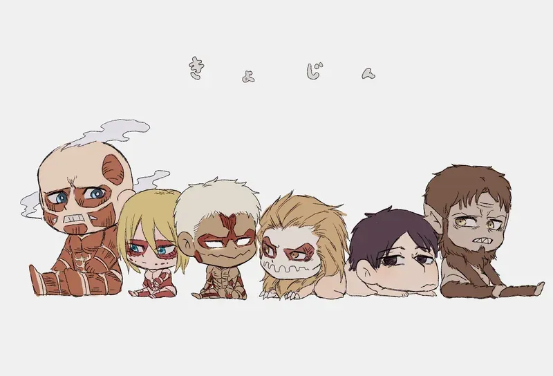 ảnh attack on titan chibi 42