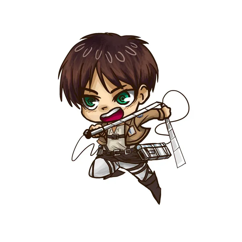 ảnh attack on titan chibi 47