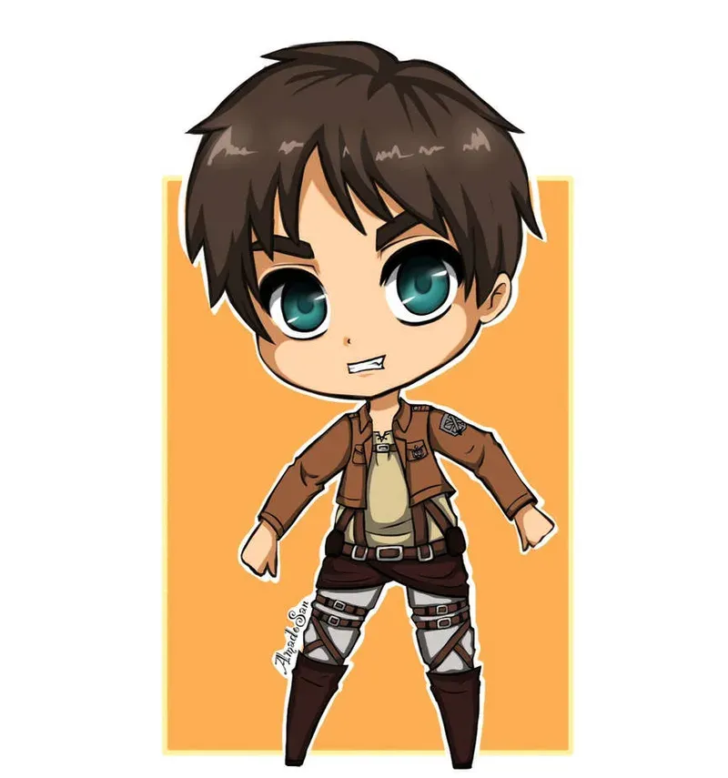 ảnh attack on titan chibi 48