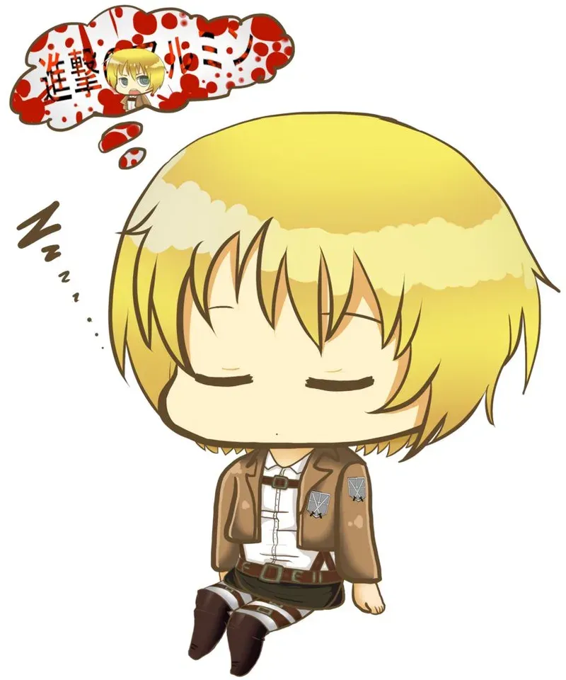 ảnh attack on titan chibi 50