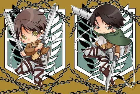 ảnh attack on titan chibi 53