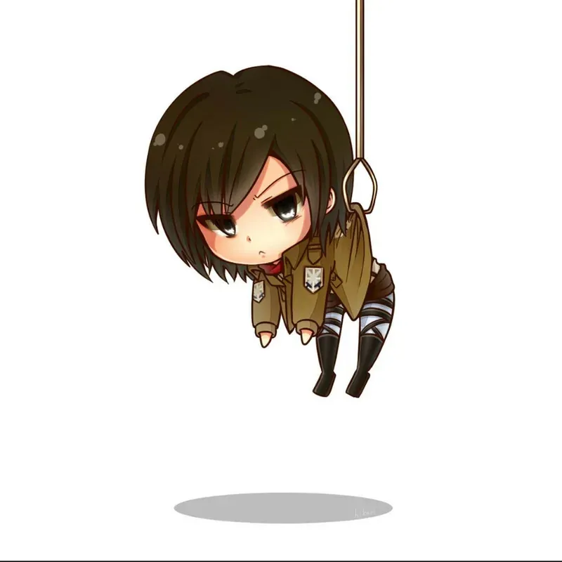 ảnh attack on titan chibi 59