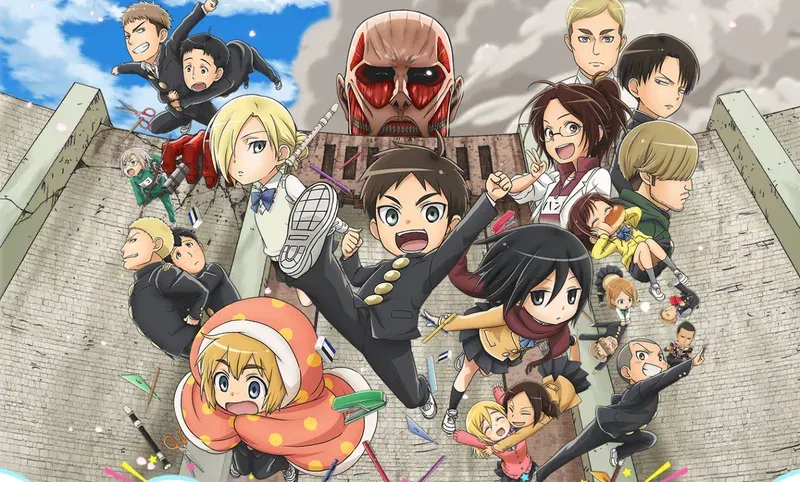 ảnh attack on titan chibi 60