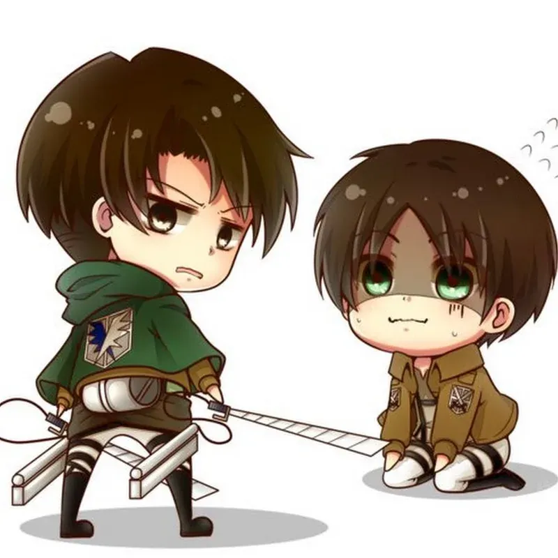 ảnh attack on titan chibi 65