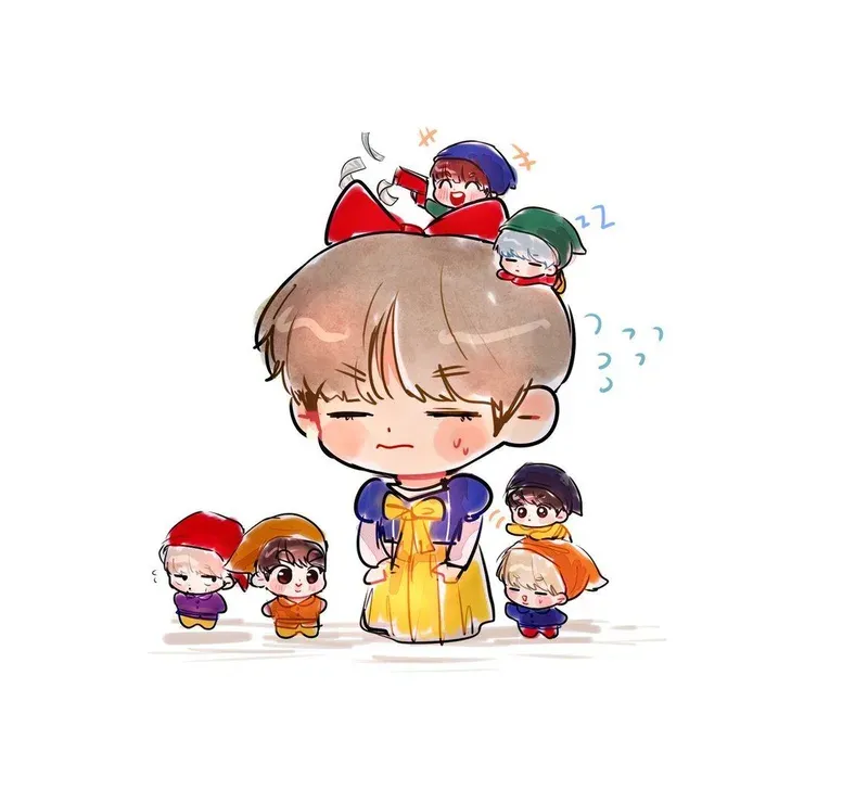 ảnh bts chibi 3