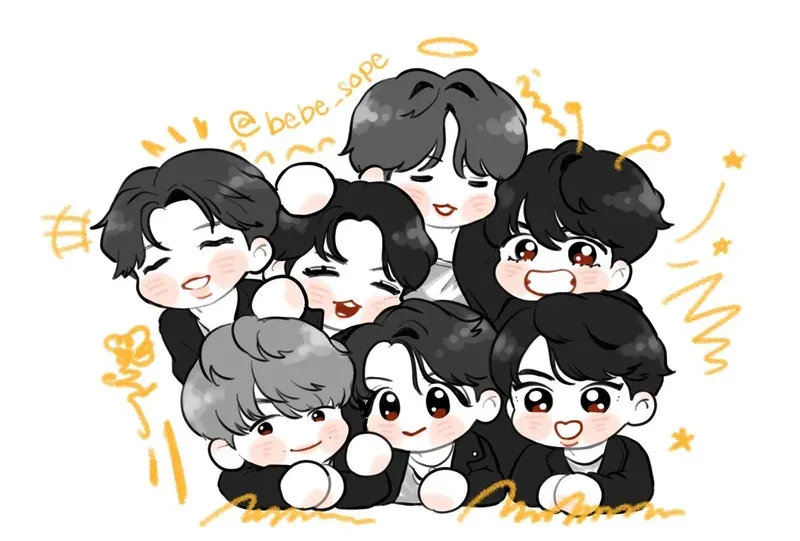 ảnh bts chibi 13