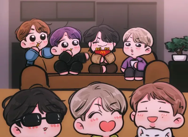 ảnh bts chibi 19