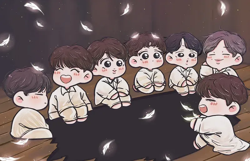 ảnh bts chibi 25