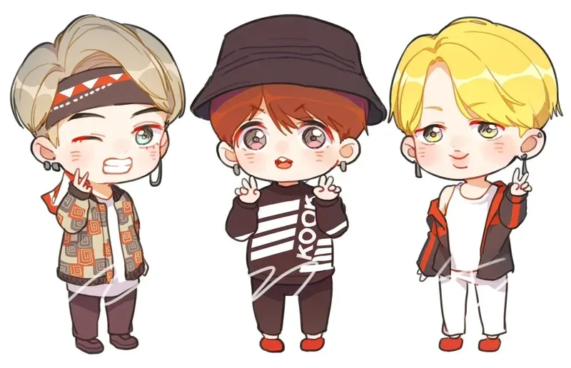 ảnh bts chibi 49