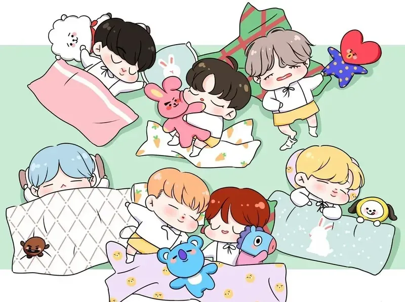 ảnh bts chibi 50