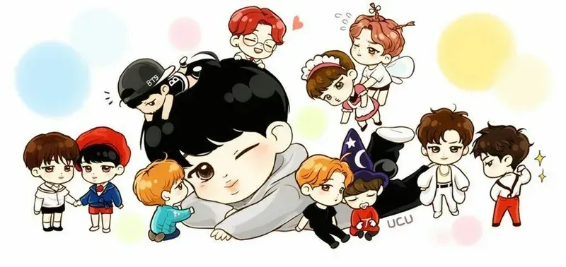 ảnh bts chibi 52