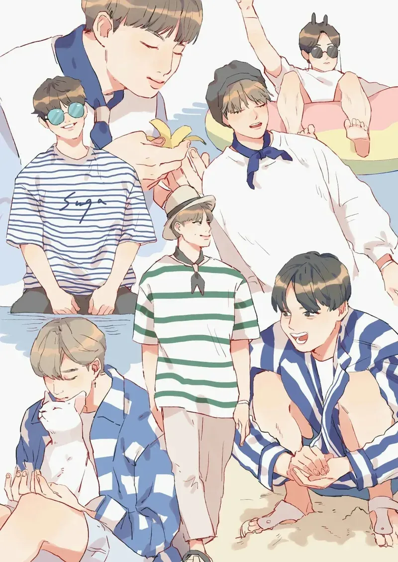 ảnh bts chibi 55