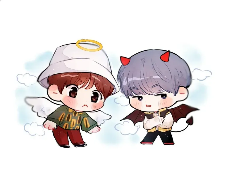 ảnh bts chibi 59