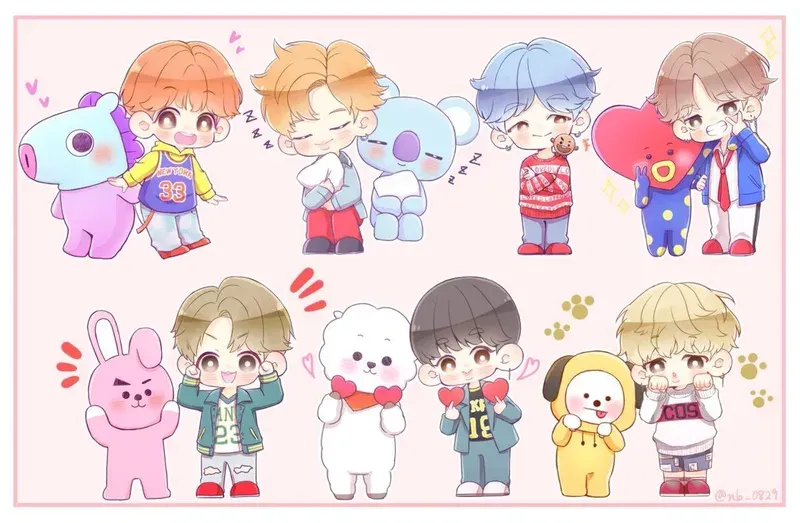 ảnh bts chibi 60