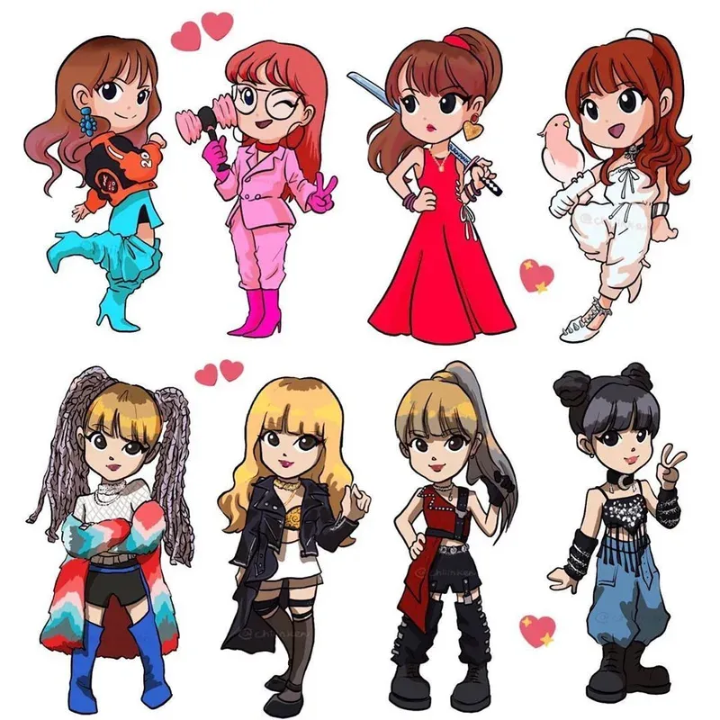 ảnh chibi blackpink 2