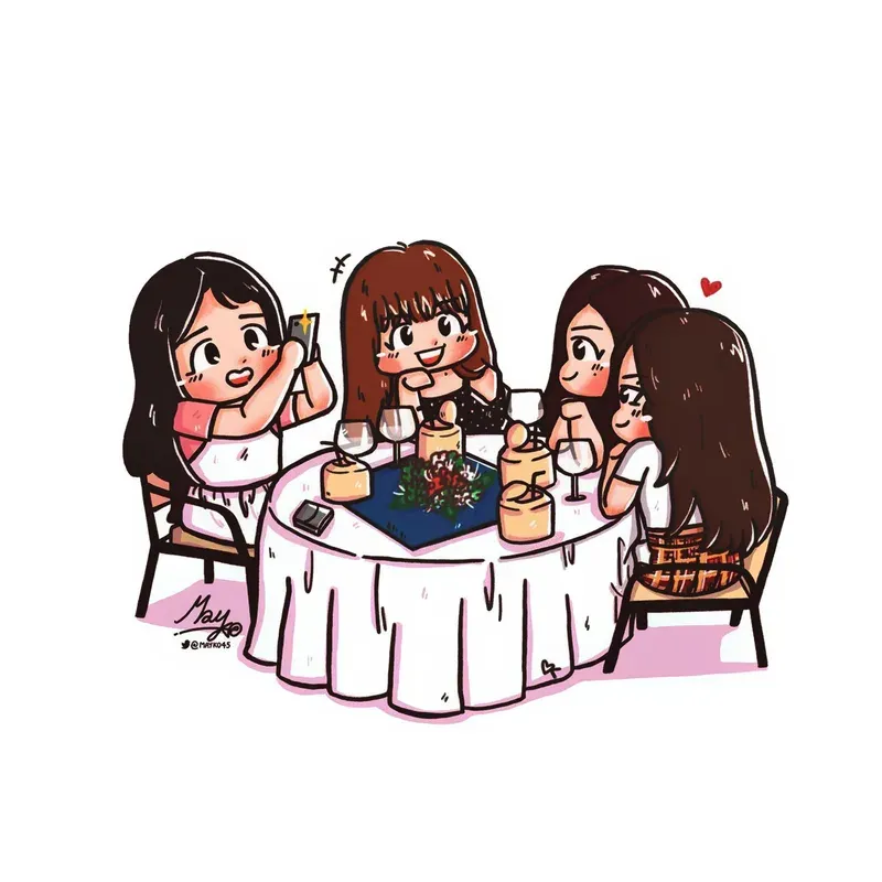 ảnh chibi blackpink 4