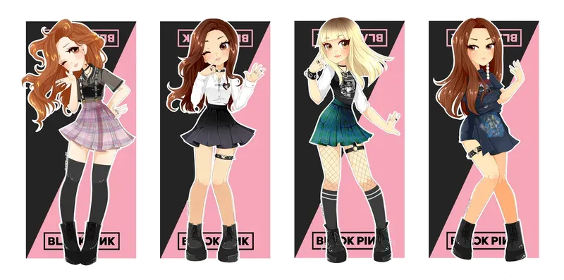 ảnh chibi blackpink 5