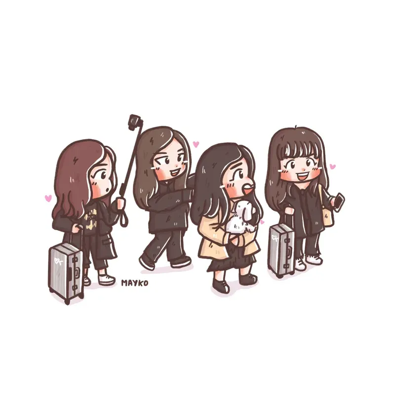 ảnh chibi blackpink 6