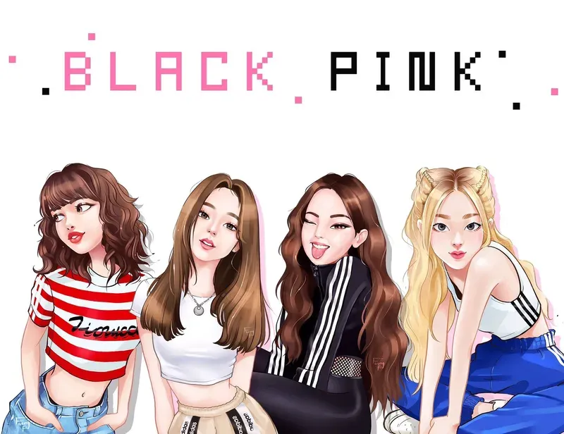 ảnh chibi blackpink 7