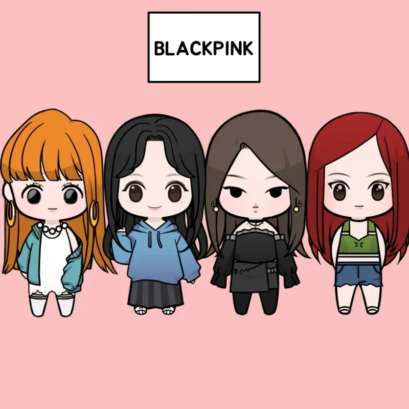 ảnh chibi blackpink 10