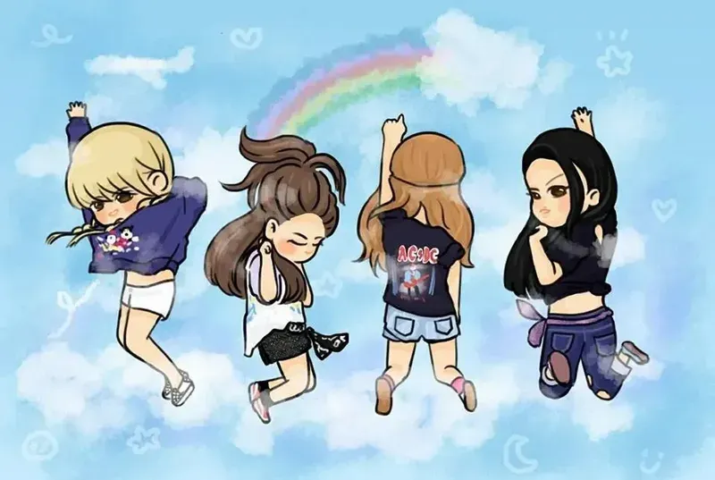 ảnh chibi blackpink 12