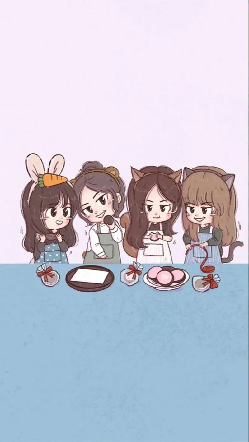 ảnh chibi blackpink 13