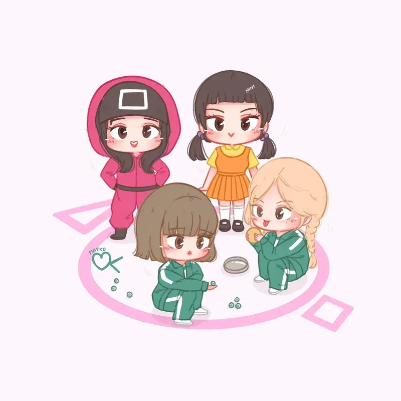 ảnh chibi blackpink 15