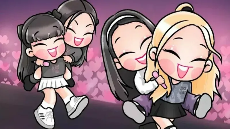 ảnh chibi blackpink 16