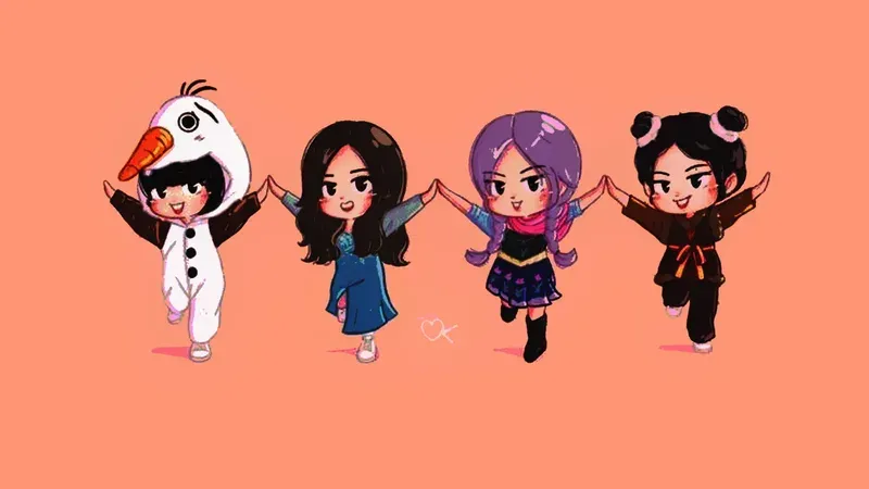 ảnh chibi blackpink 17