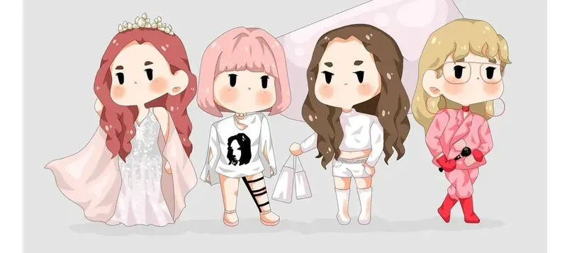 ảnh chibi blackpink 18