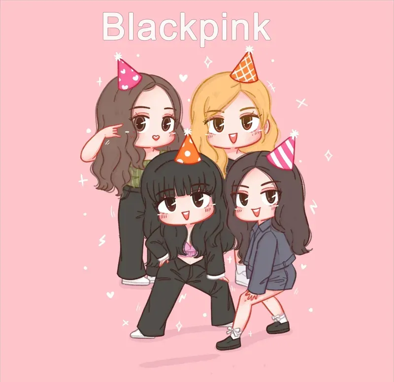 ảnh chibi blackpink 23