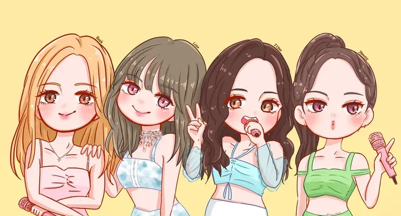 ảnh chibi blackpink 25