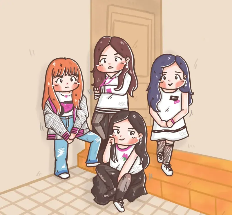 ảnh chibi blackpink 26