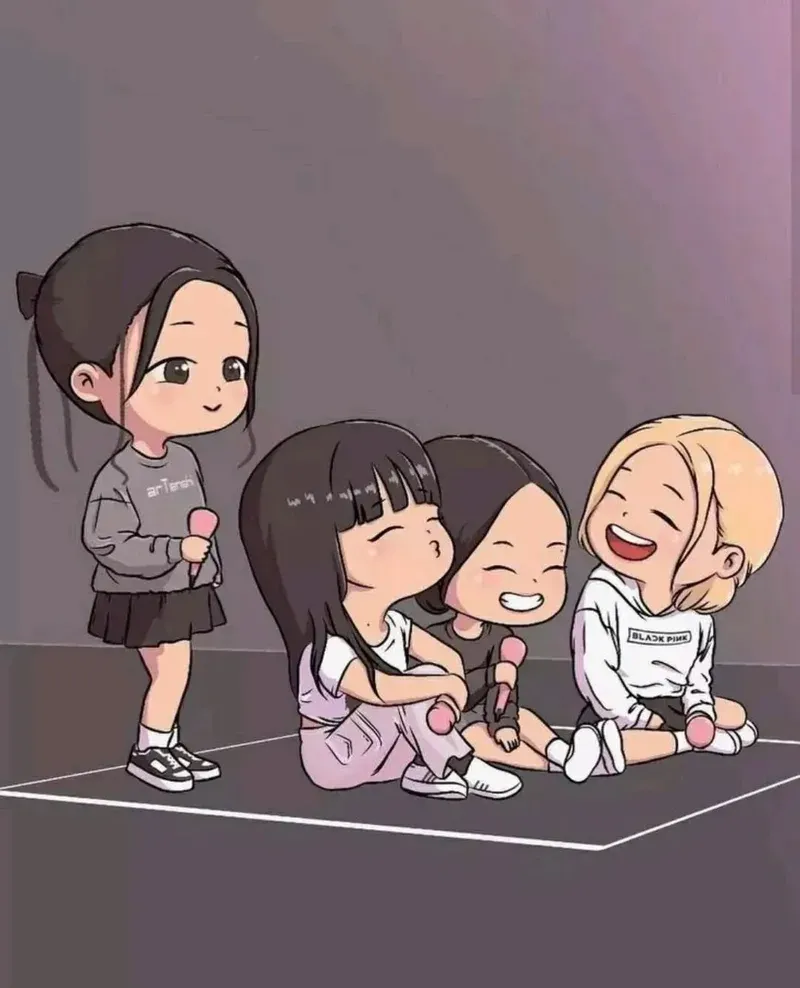 ảnh chibi blackpink 27