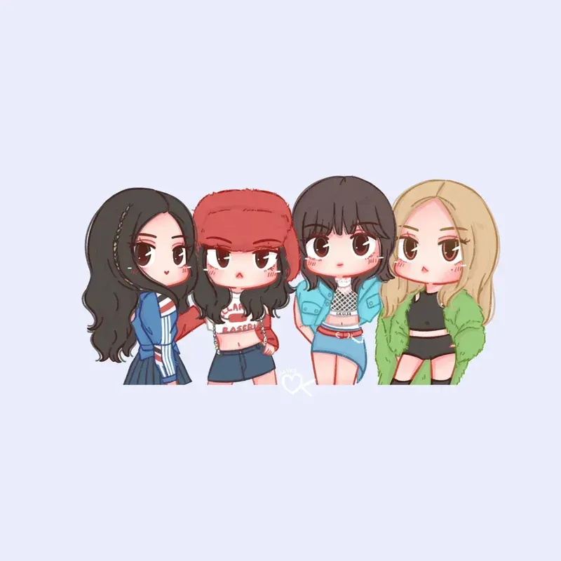 ảnh chibi blackpink 29