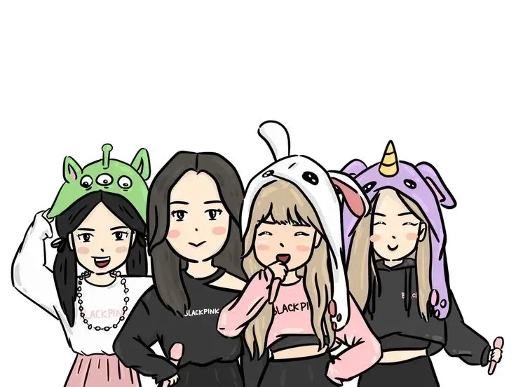 ảnh chibi blackpink 33