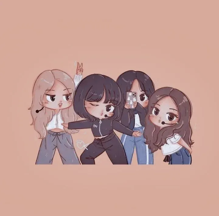 ảnh chibi blackpink 36