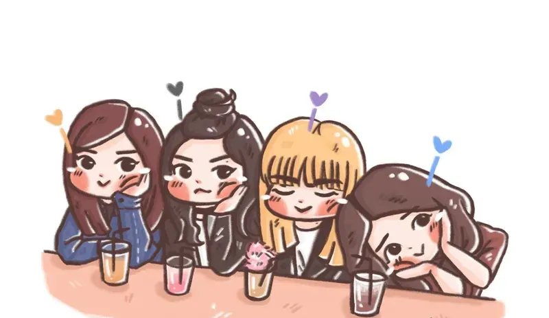 ảnh chibi blackpink 37