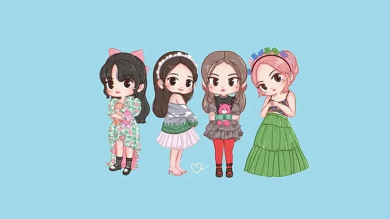 ảnh chibi blackpink 43