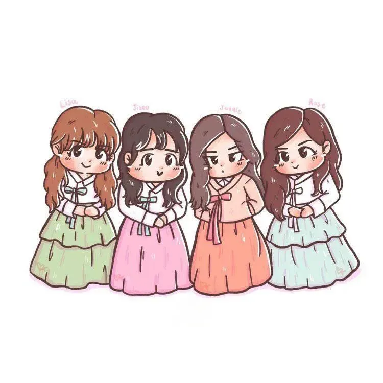 ảnh chibi blackpink 44